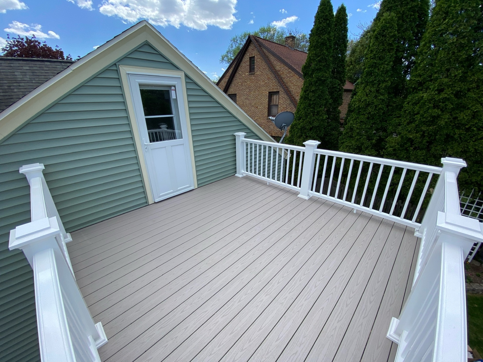 Second Story Outdoor Deck