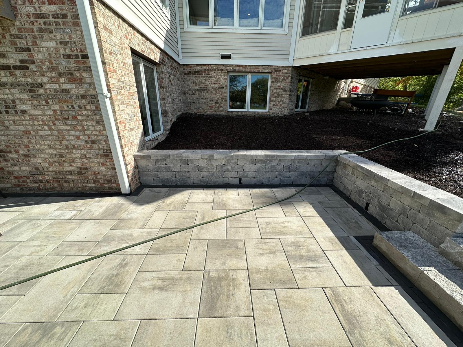 Retaining Wall and Patio