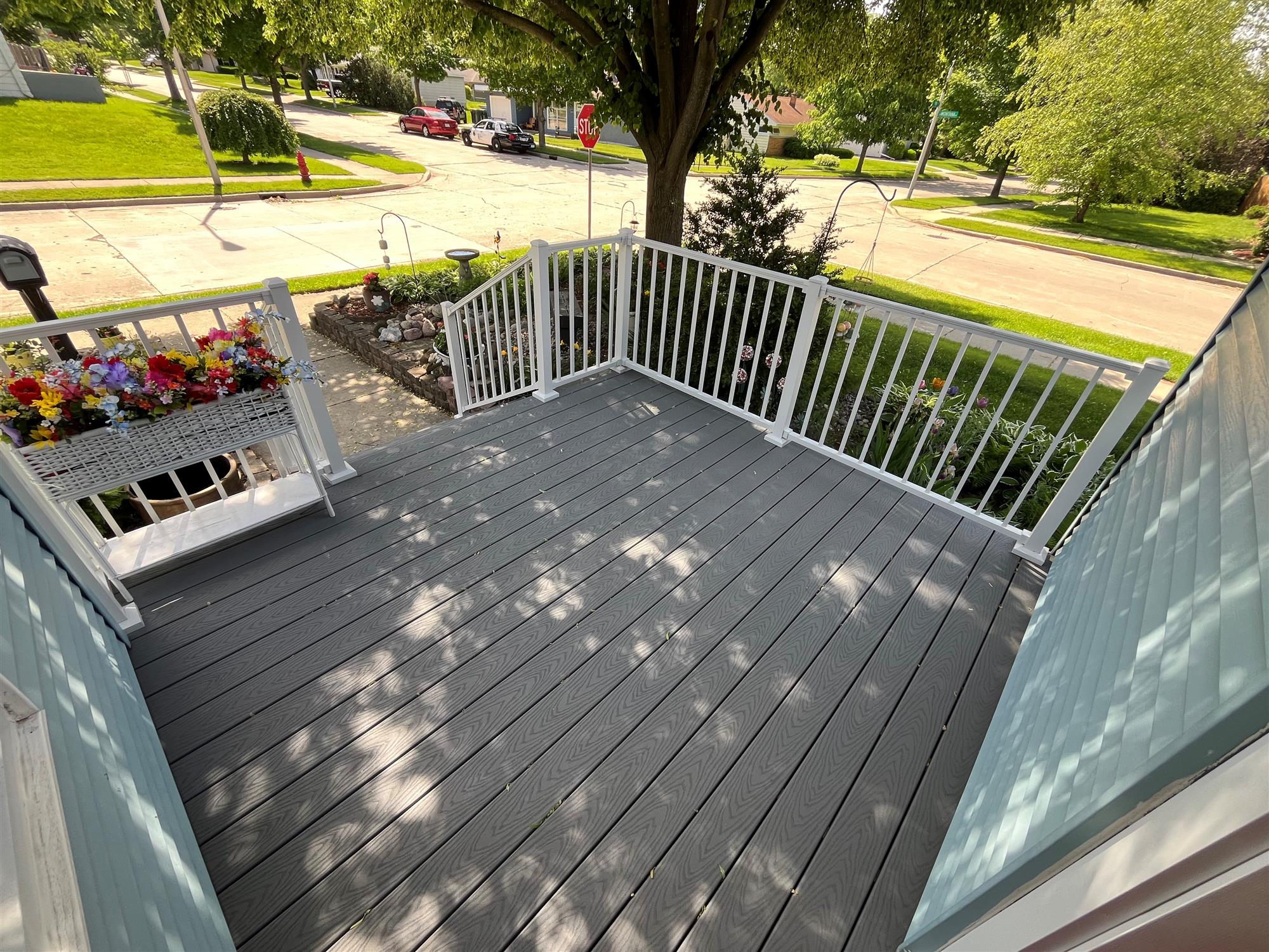 Cozy Deck with Beautiful Garden Views