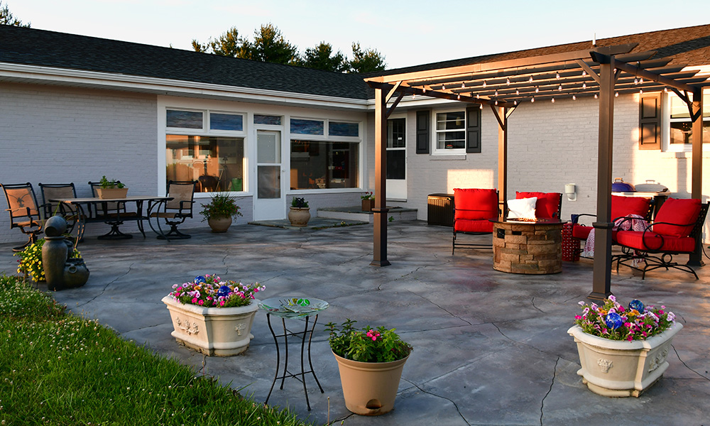 Outdoor living improved after working with Palladium Patios